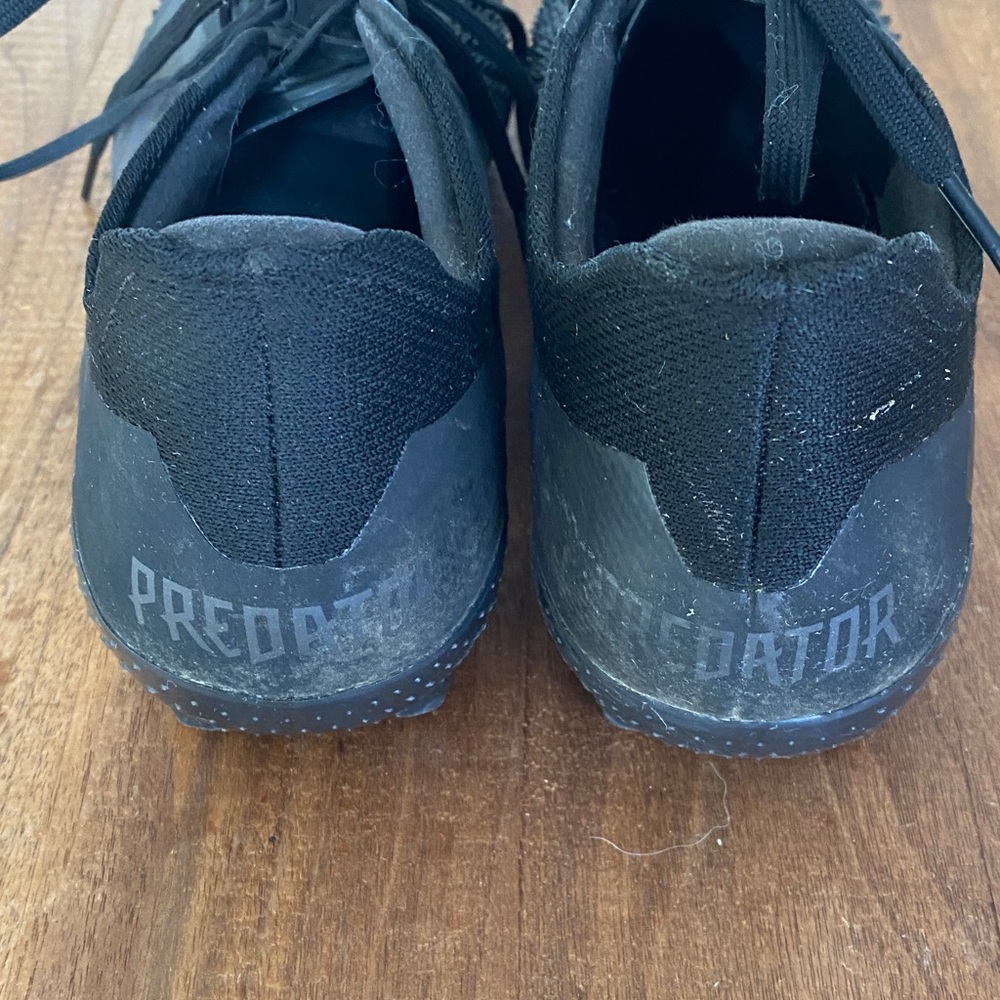 Adidas Predator Black Soccer Cleats Sneakers athletic shoes - Picture 4 of 6